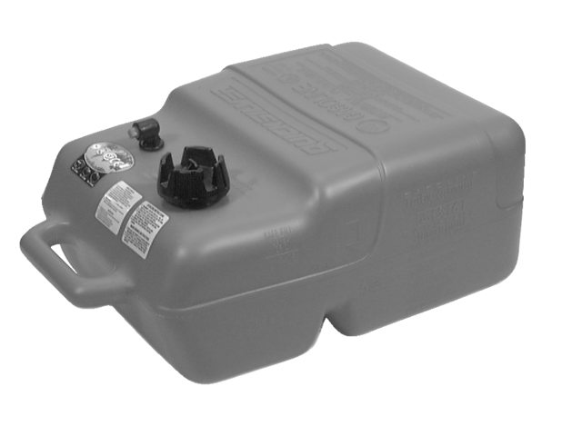 Quicksilver 8M0057254 polttoainesäiliö standard käsikahva sivussa 25l