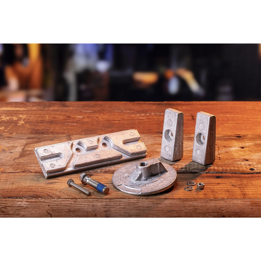 Quicksilver 8M0107548 alumiini anodi kitti,  Mercury 75-150hp