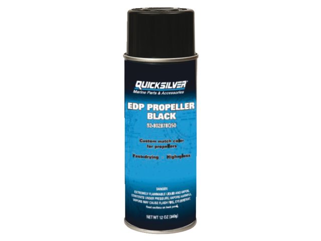 Quicksilver 8M0133931 Edp Quicksilver potkurimaali, musta, moottorimaali 340g