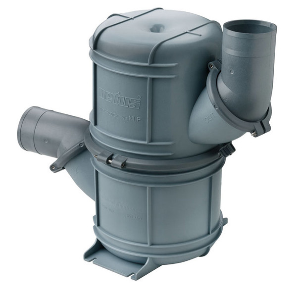 VETUS vesilukko NLP50 Ø 50 mm (2), pyörivä liitäntä sisään/ulos 4,5l