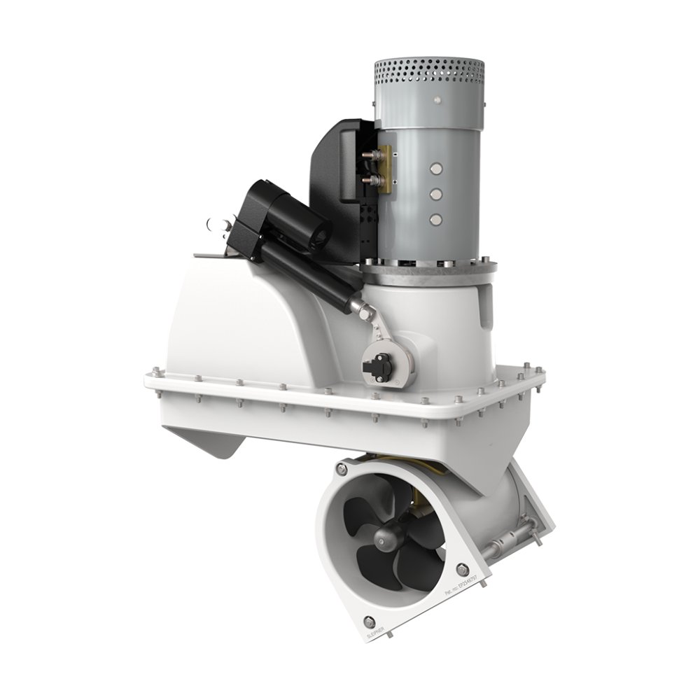 SRV210, Pystymoottori, Sisäänvedettävä keula-/peräpotkuri 24V, Ø250