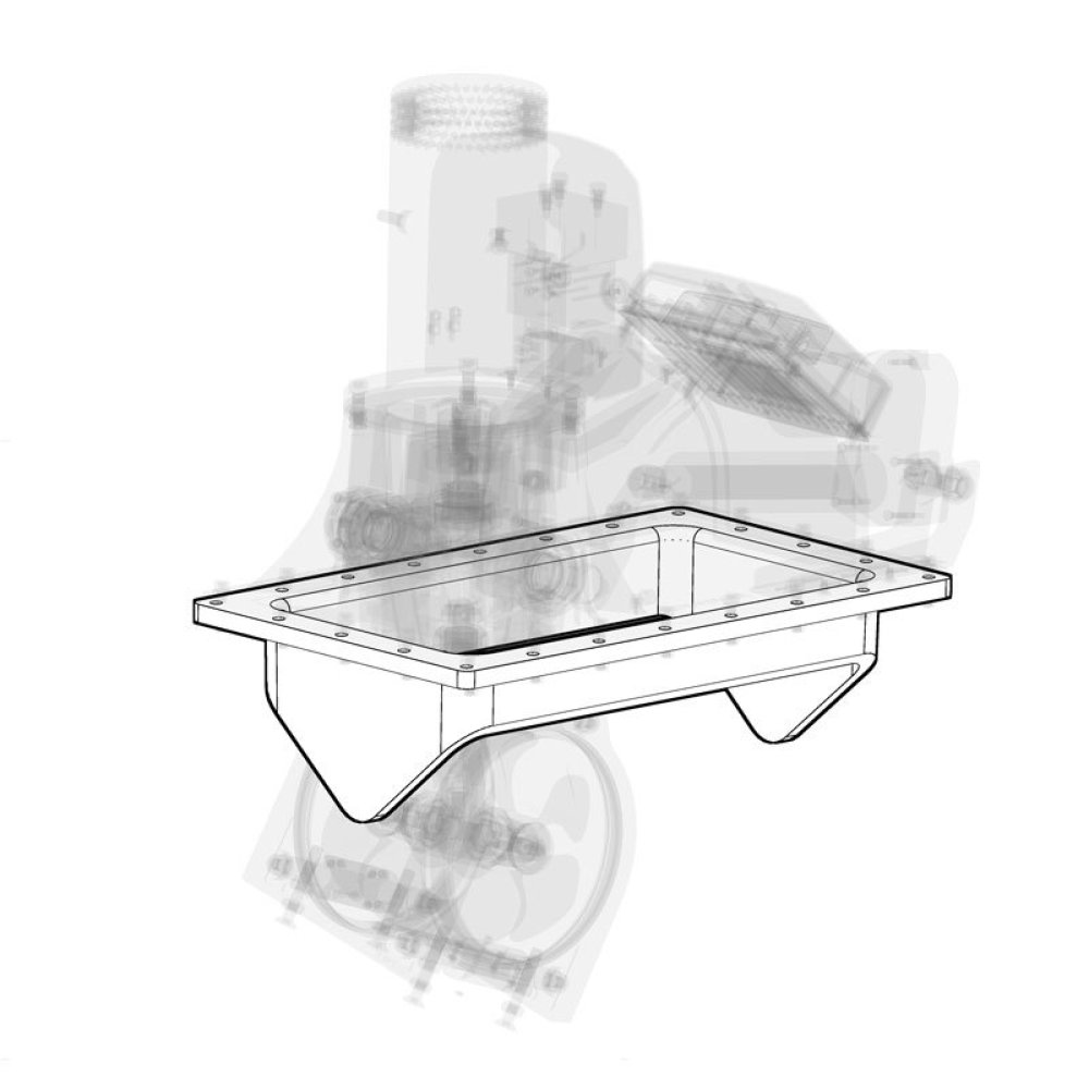Muotti Ø300mm sisäänvedettäville potkureille rungossa