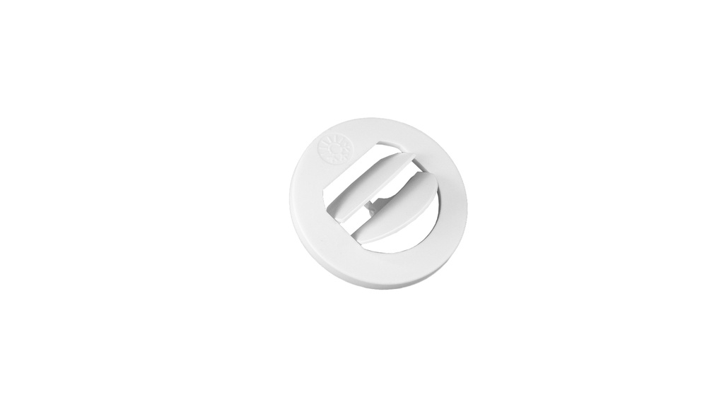 Autoterm ilmasuulake suljettava  Ø 60mm valkoinen
