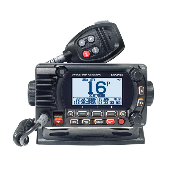 Standard Horizon GX1850 VHF radio, GPS, NMEA2000 ja DSC toiminnolla