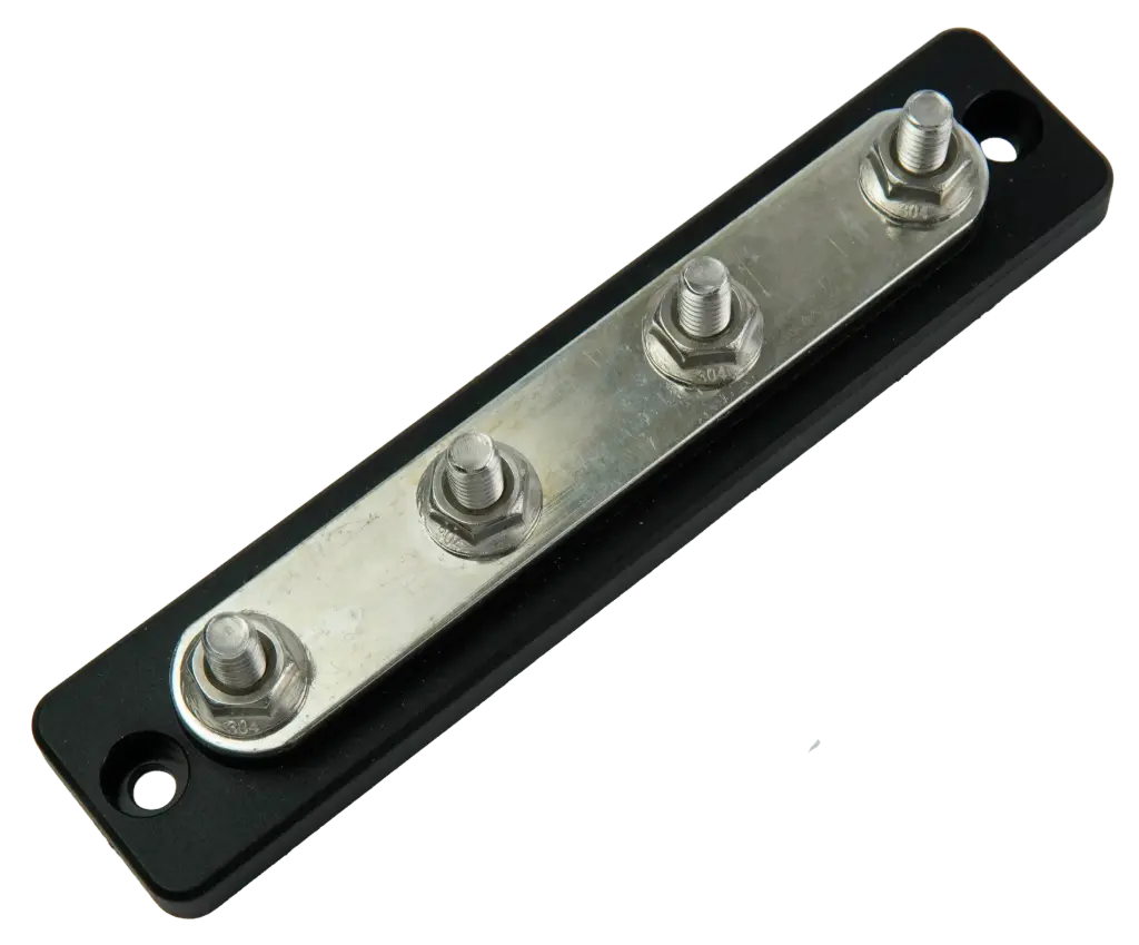 EGIS 6100-400 MiniBus kytkentäkisko 4xM5 Nastaa 100A Bulk