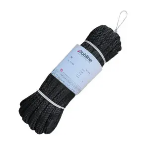 ROBLINE kiinnitysköysi, silmukalla, musta 14mm/10m