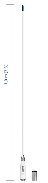 Scout QUICK4 3 db VHF lasikuitupiiska antenni 3db  1m pikakiinnityksellä
