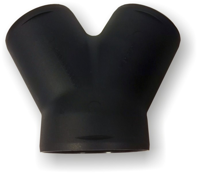 Y-haara ilmaputkelle 1x75 - 2x60mm