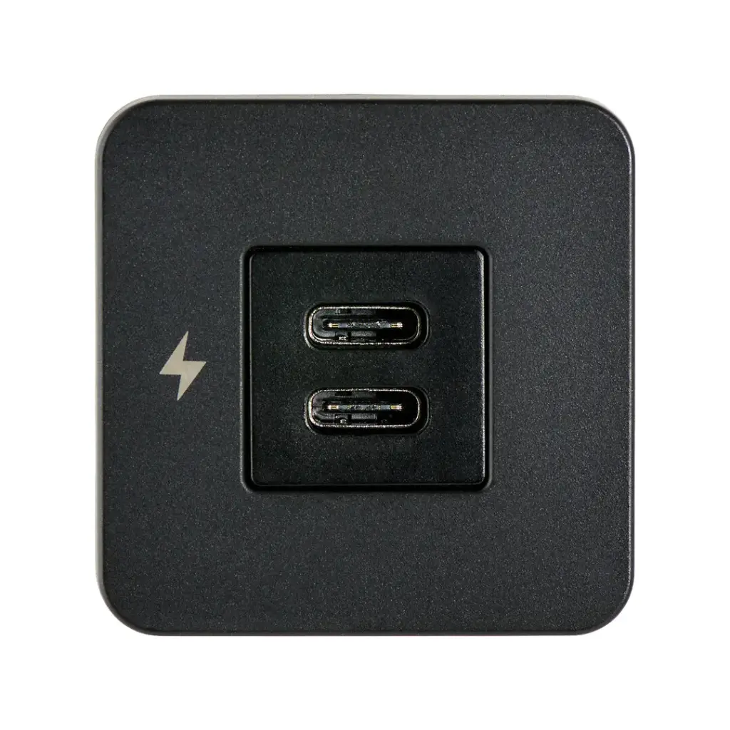 Scanstrut Tile USB-C laturi 12/24w 36W/60W musta