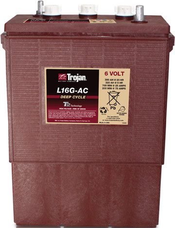 Trojan L16G-AC avoin syväpurkausakku 6 V, 390 Ah