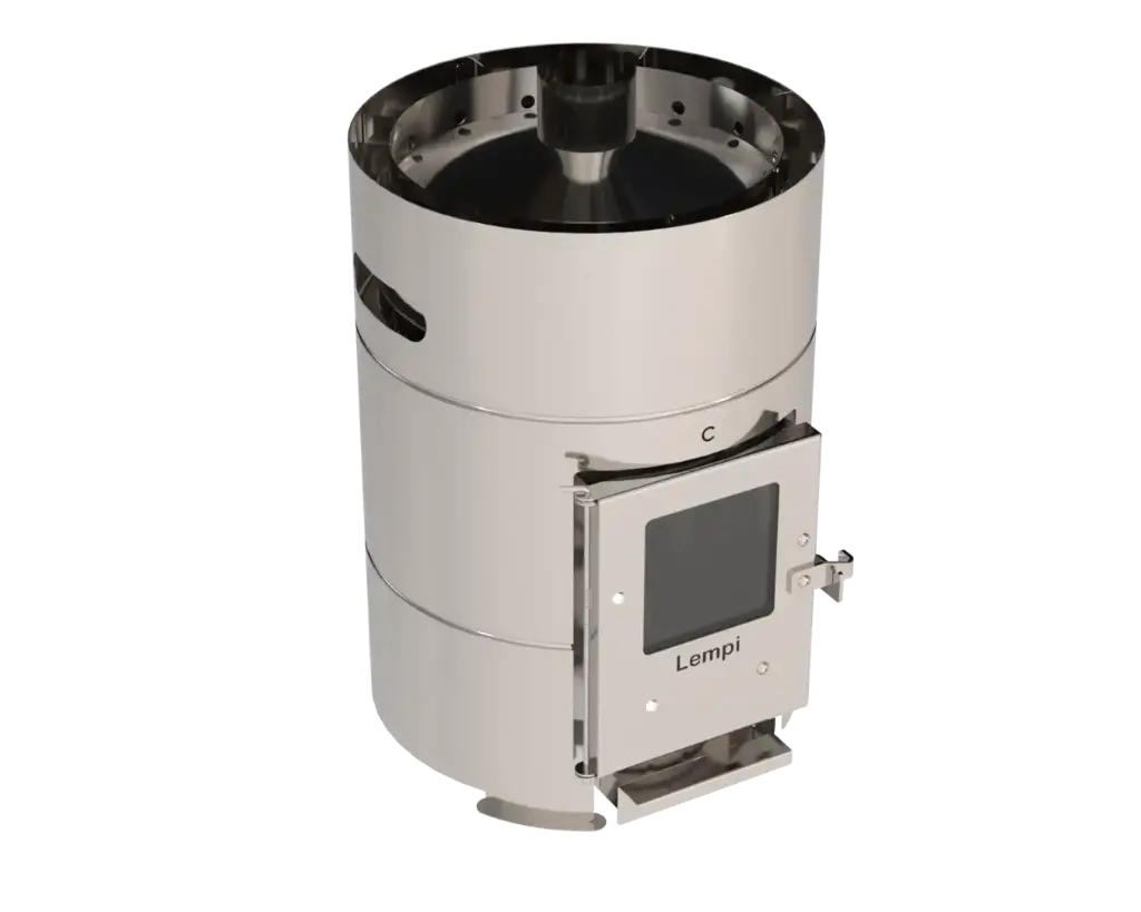 Lempi 8PLC (kompakti) Telttasaunan kiuas lasiluukulla 