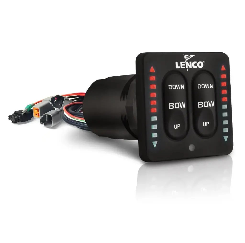 Lenco LED trimmikatkaisinpaneeli  asentonäytöllä, pitkille trimmeille 12/24V 11823-211