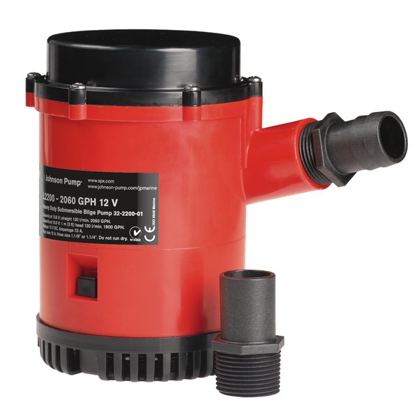 Johnson Pump 100l/min 12V L2200 suurteho pilssipumppu 