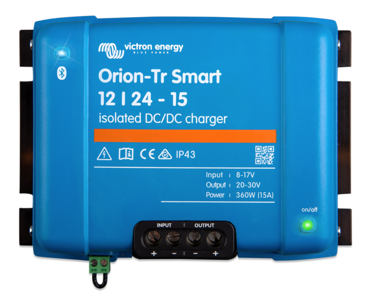 Victron Orion-Tr Smart 12/24-15A älykäs akusta akkuun varaaja