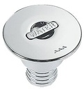 [9511040006] Kansiruuvike "WATER" 38mm Kromattu messinki