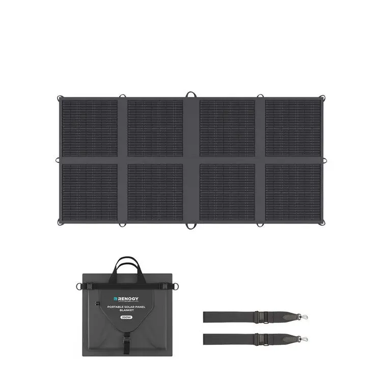 Renogy Renogyn 200 W kannettava ja taitettava aurinkopaneeli on kev