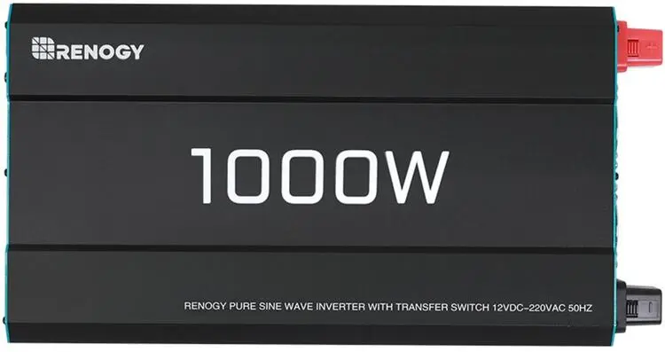 Renogy 1000W puhdas siniaaltoinvertteri UPS-toiminnolla