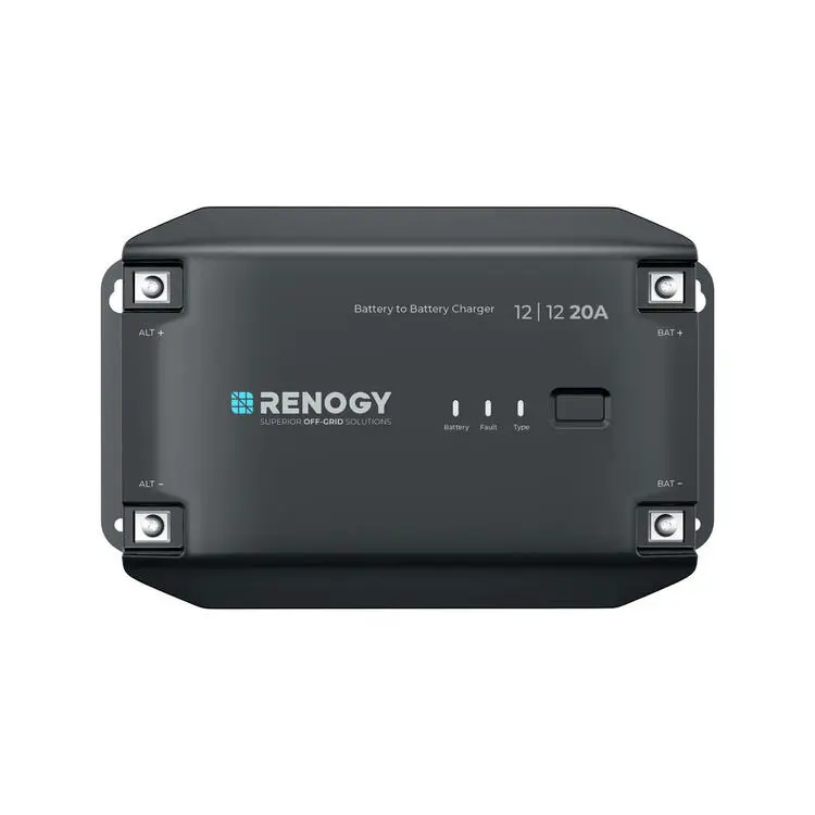 Renogy Core 12V 20A DC-DC -laturi Bluetooth-valmiudella