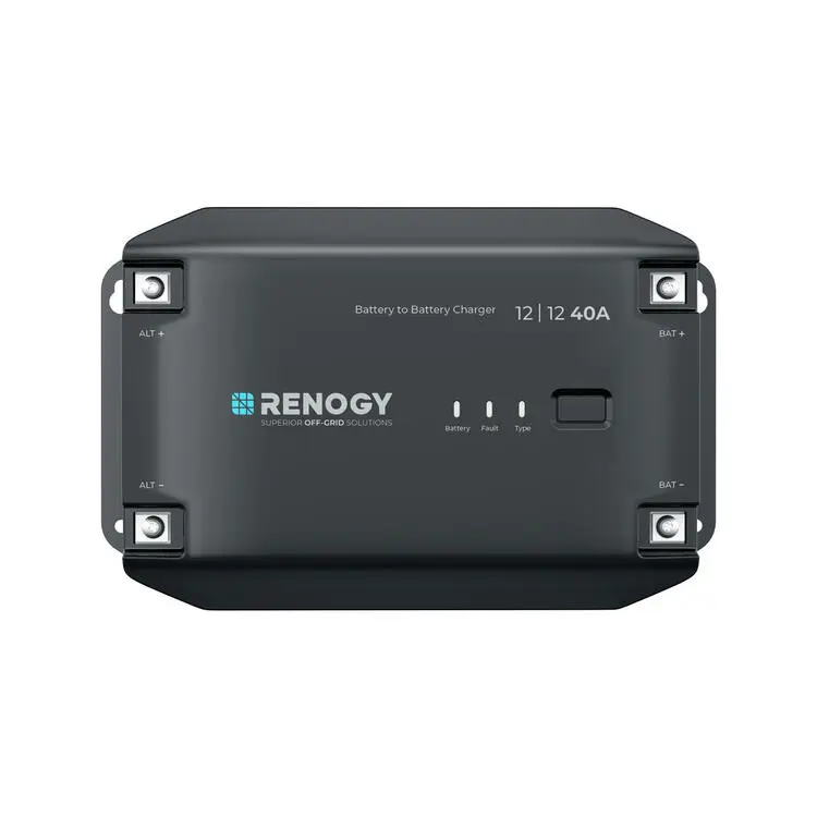 Renogy Core 12V 40A DC-DC -laturi Bluetooth-valmiudella