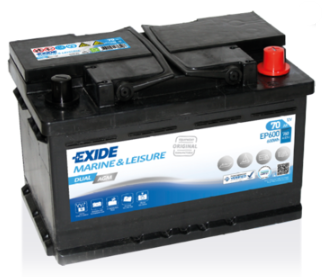 Exide Dual AGM EP600 70Ah Marine & Leisure akku