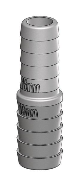 Trudesign 90612 supistusnippa 19–16 mm komposiitti