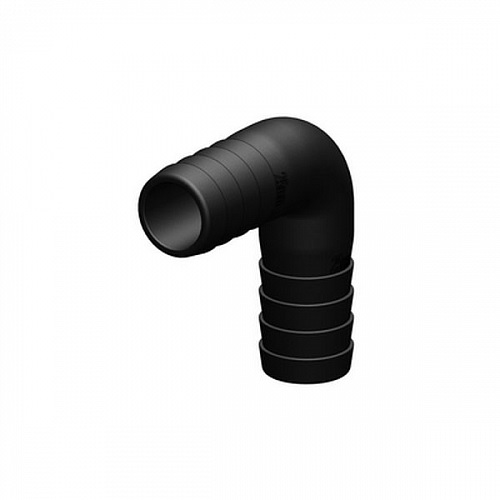 Trudesign kulmaliitin 25 mm 90° komposiitti musta 5090608