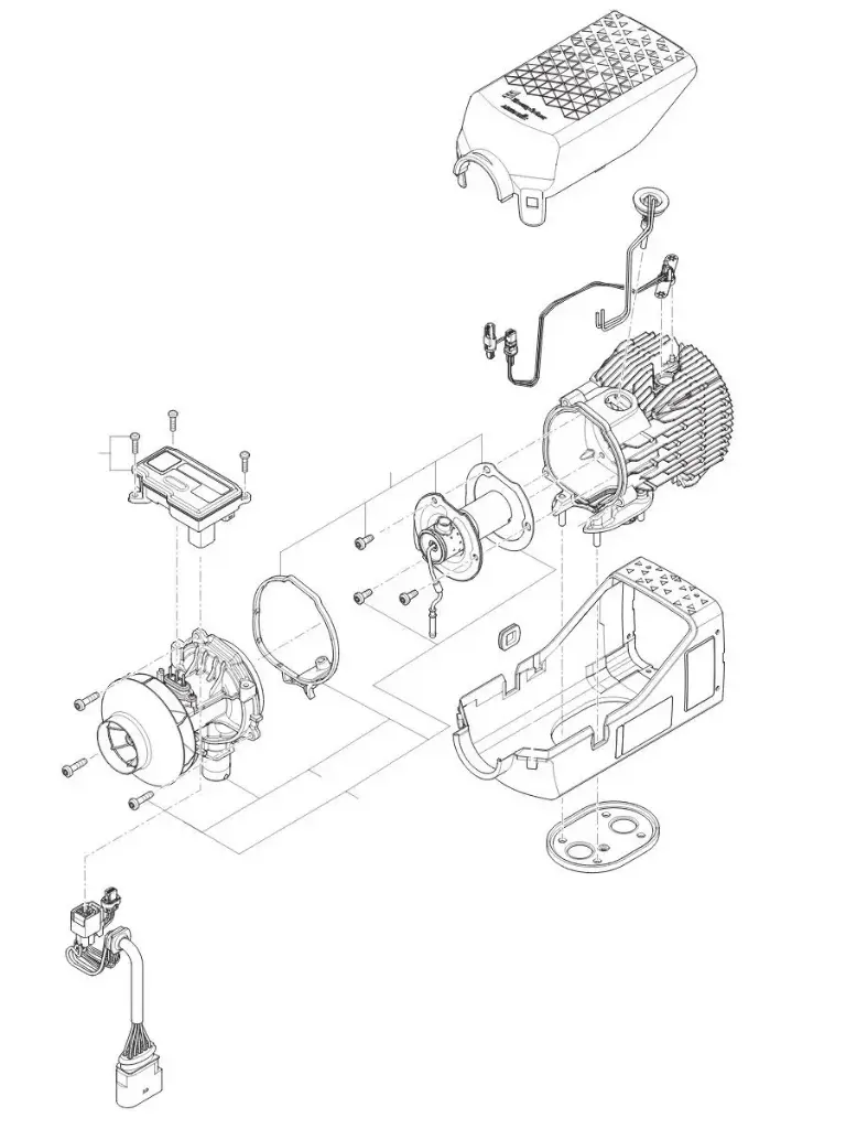 Eberpächer Airtronic M3 lämmönvaihdin