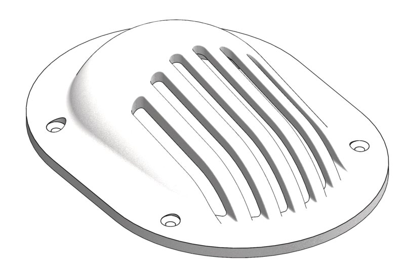 Trudesign pohjasiivilä 3/4" ja 1/2" komposiitti