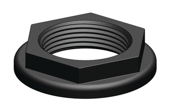 Trudesign komposiitti läpiviennin lisämutteri 1 musta