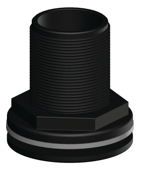 Trudesign läpivienti 1 1/2" komposiitti uppokannalla