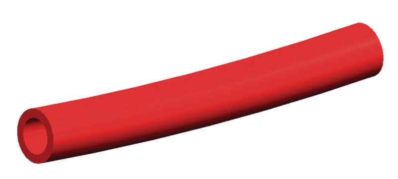 Whale vesijärjestelmä, muoviputki punainen 15X11 mm. WX7164B