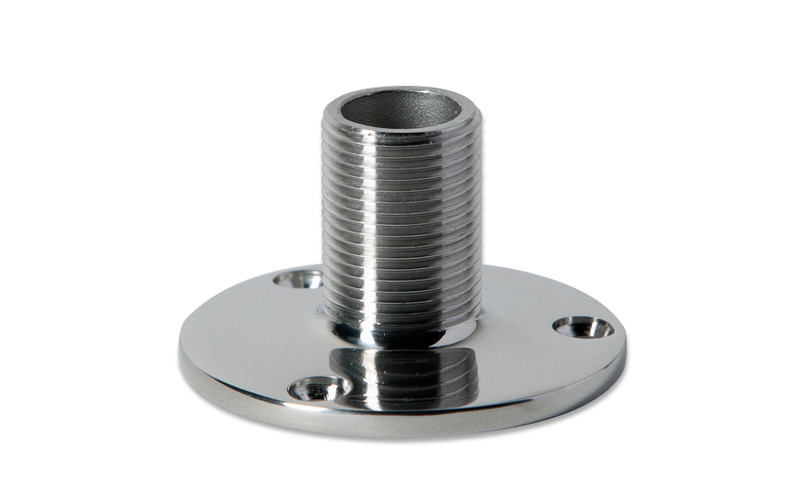 Scout PA-42, kiinteä antennijalka, tasokiinnike, kromattu messinki