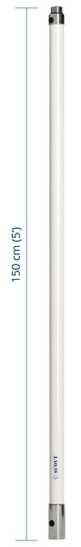 Scout PA-2 antennin jatkomasto uros-naaras 1,5 m pitkä