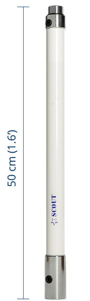 Scout PA-10 antennin jatkomasto uros-naaras 0,5 m pitkä