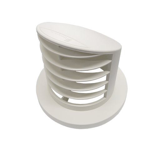 Eberspächer – Ilmasuulake – Ø 60 mm – Pystymalli – 90° – Valkoinen