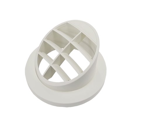 Eberspächer – Ilmasuulake – Ø 60 mm – Pystymalli – 30° – Valkoinen