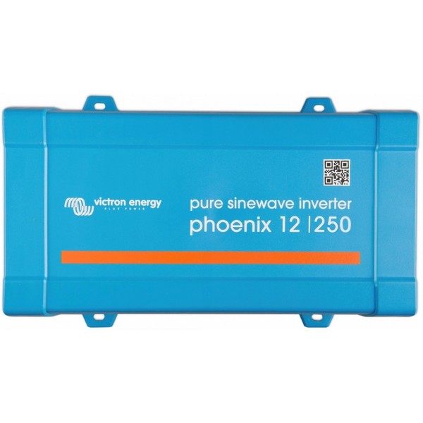 Victron Phoenix, puhdas siniaalto invertteri 250W, Schuko 12V