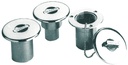 [9511040005] Kansiruuvike, "FUEL" 38mm Kromattu messink