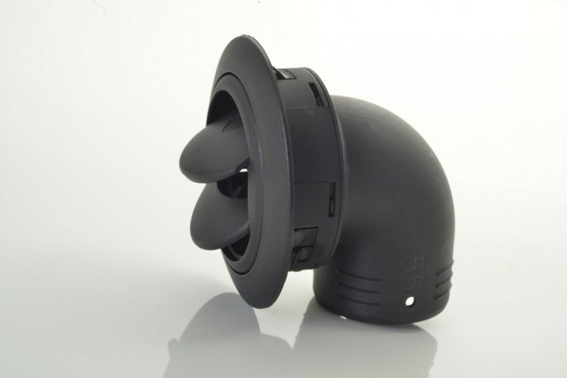 Kalori KA – Ilmasuulake – Ø 55 mm – 90° – Säädettävä ja suljettava