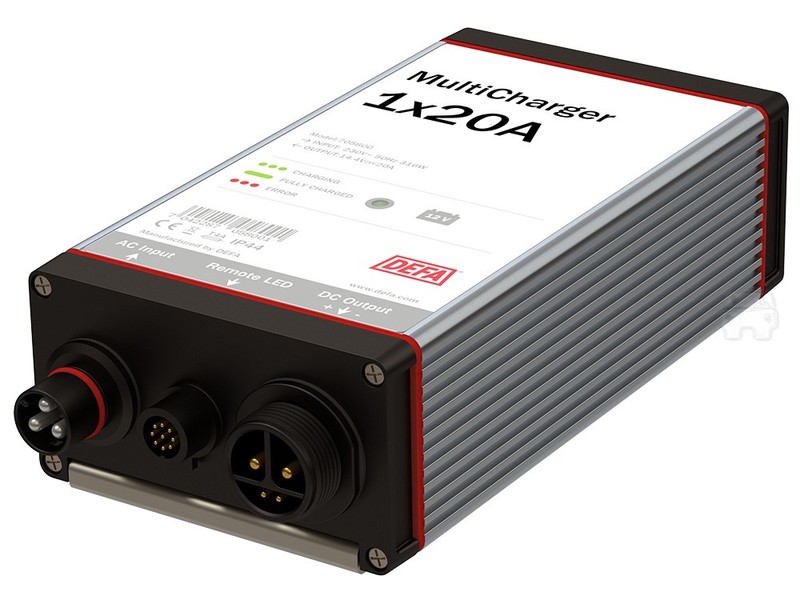 DEFA MultiCharger 20A/12V/230VAC Plugin