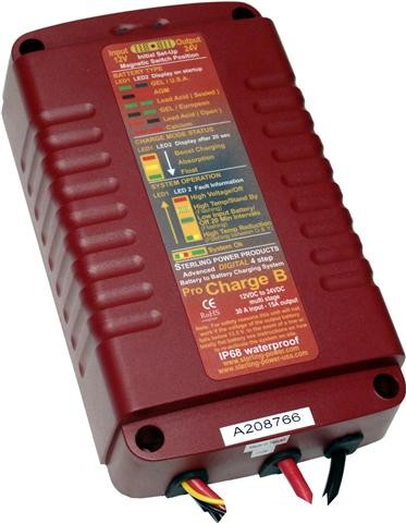 Sterling BBW 1220 akusta akkuunvaraaja 12V - 12V 25A (in)