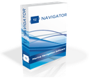 TimeZero TZ-Navigator V5 , navigointiohjelma MEGAWIDE kartalla.