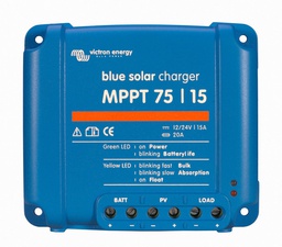 [SCC010015050R] Victron BlueSolar MPPT 75V/15A, 12/24 V lataussäädin