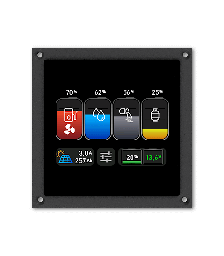 [071004050] Philippi BTM2 Akku ja tankkimonitori 3,5 tuuman värinäytöllä NMEA2000