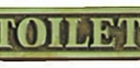 ”TOILET” -kyltti