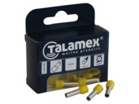 [14425538] Talamex pääteholkki, 6mm2 johtimelle, keltainen, 8 kpl/pkt