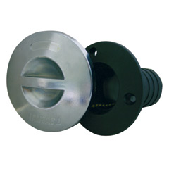 [70594] Nuova Rade kansiruuvike 38mm komposiittimuovia, kromattu hattu