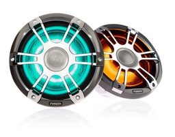 [010-02432-11] Fusion 6.5 tuumanMarine Signature V3 2-tie kaiutin kromi Sports LED grilli