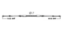 Ultraflex Kaukosäätökaapelit C-2 6' 1,8m