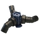 VETUS Muovinen Y-haara,  ei sisällä letkukaroja (YPA..)